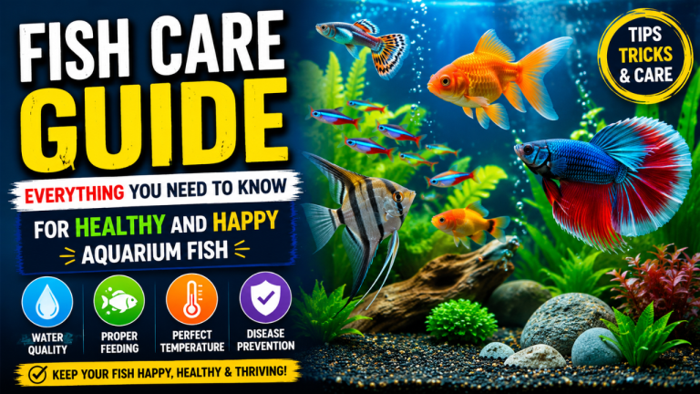 Fish Care Guide: Everything You Need to Know for Healthy and Happy Aquarium Fish